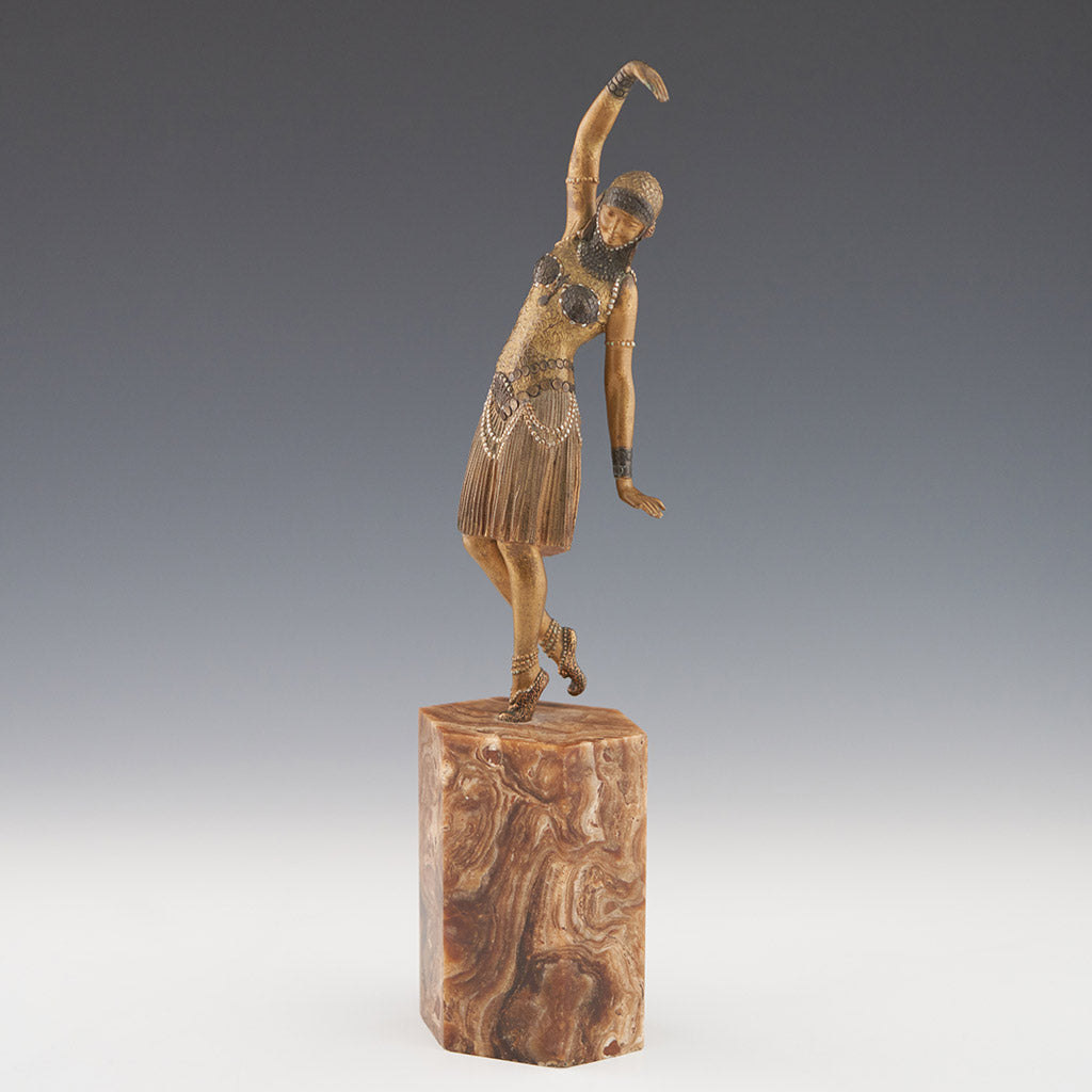'Dancer of Lebanon' Demetre Chiparus Bronze Sculpture French Circa 1925 - Jeroen Markies Art Deco