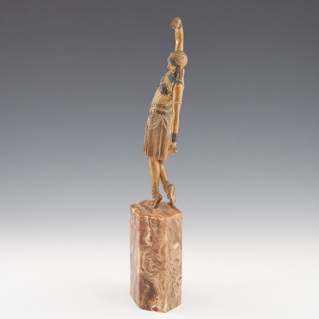 'Dancer of Lebanon' Demetre Chiparus Bronze Sculpture French Circa 1925 - Jeroen Markies Art Deco