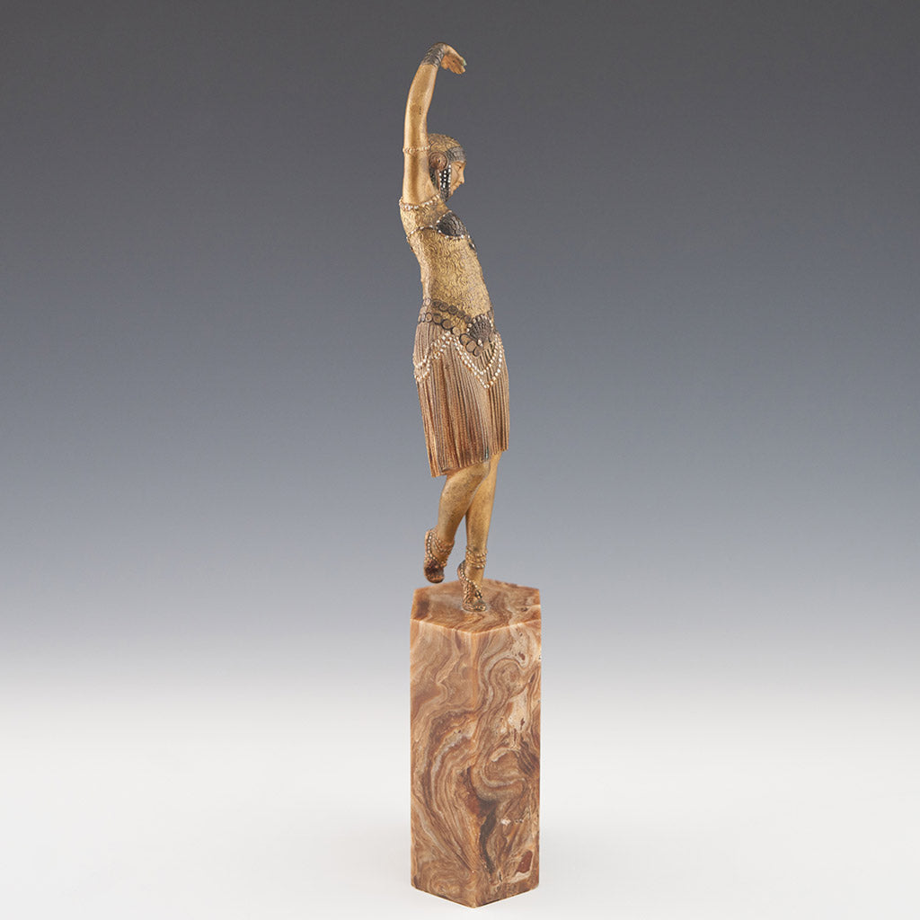 'Dancer of Lebanon' Demetre Chiparus Bronze Sculpture French Circa 1925 - Jeroen Markies Art Deco