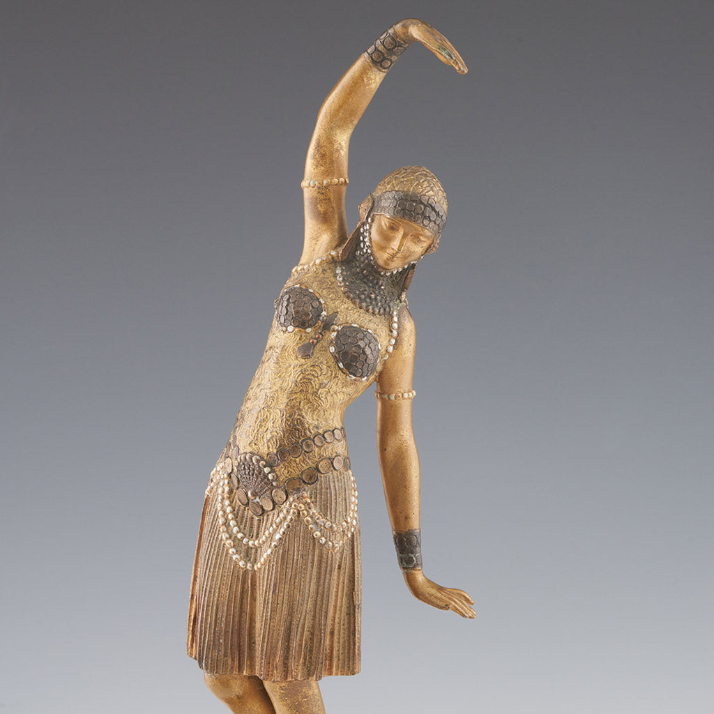 'Dancer of Lebanon' Demetre Chiparus Bronze Sculpture French Circa 1925 - Jeroen Markies Art Deco
