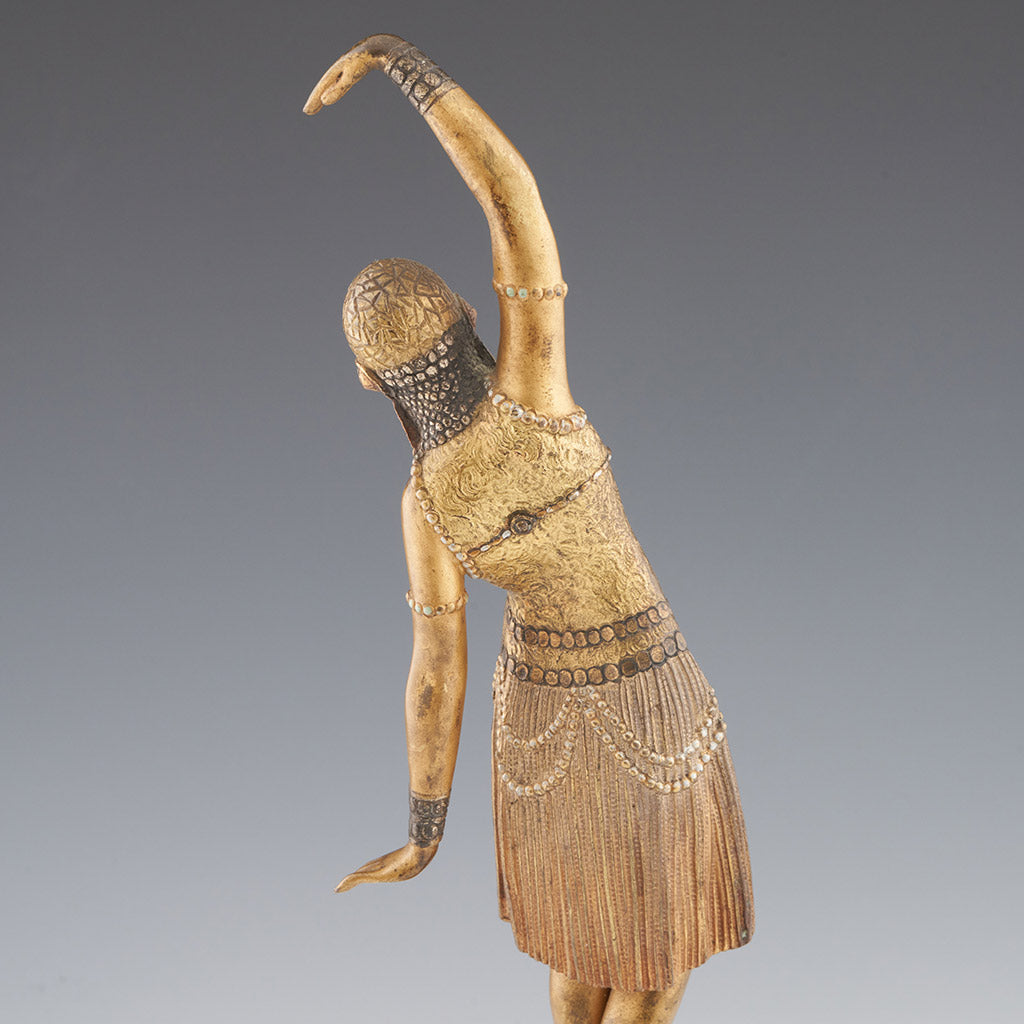 'Dancer of Lebanon' Demetre Chiparus Bronze Sculpture French Circa 1925 - Jeroen Markies Art Deco