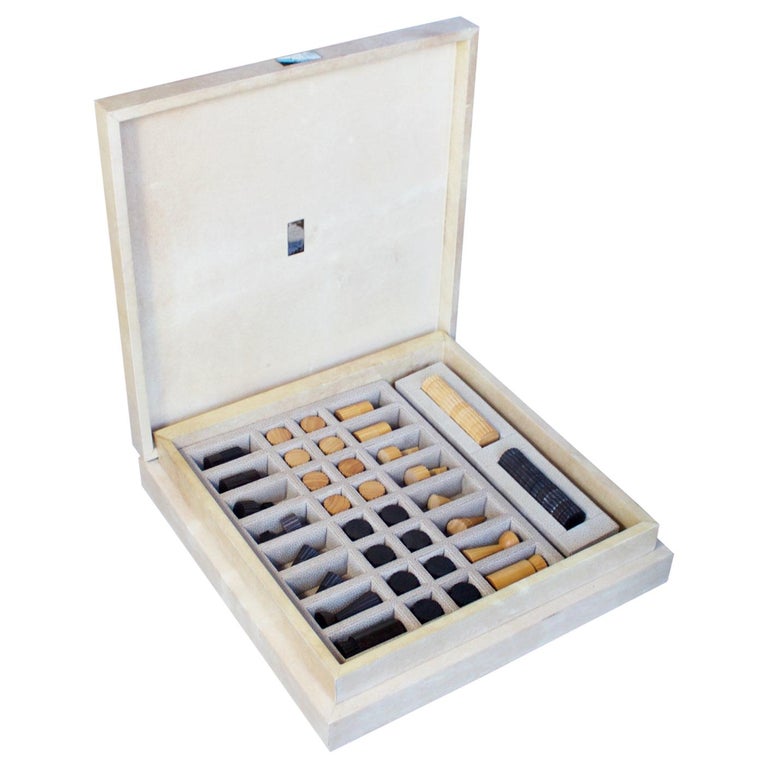 Chiso for Dunhill Handmade Chess & Draughts Set Jeroen Markies Art Deco