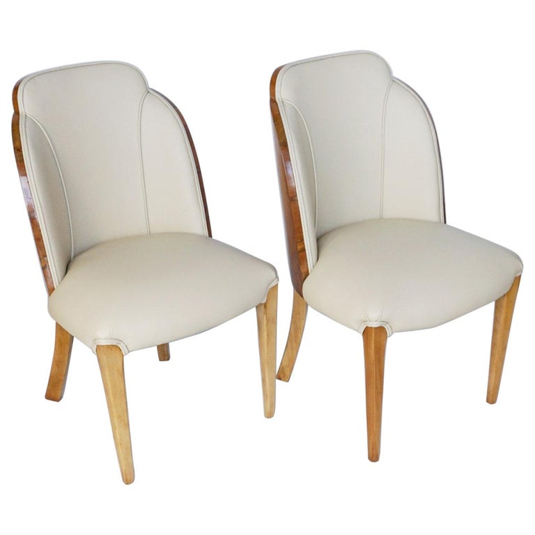 Pair of Harry & Lou Epstein Art Deco Cloud Chairs Jeroen Markies Art Deco 