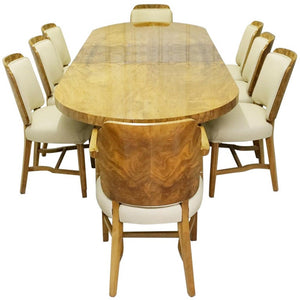 Art Deco 8 Seat Dining Suite