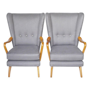 Pair of 1950's Bambino Armchairs by Howard Keith