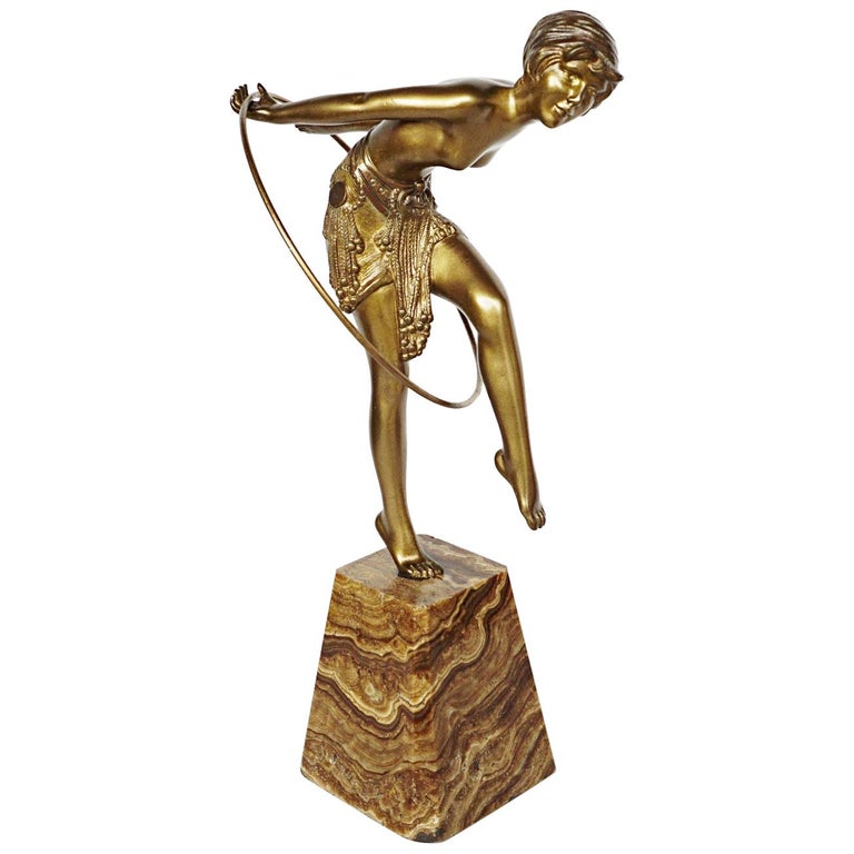 Demétre Chiparus Art Deco Bronze Sculpture Jeroen Markies Art Deco