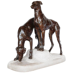 Greyhounds on a Rocky Base