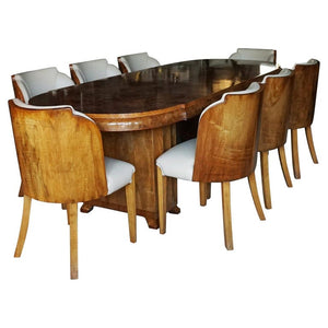 Art Deco 8 Seat Dining Suite