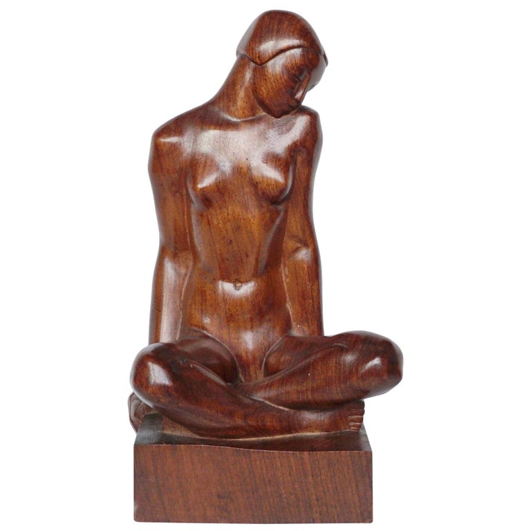 Art Deco Seated Nude