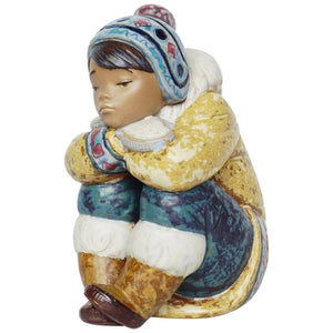 Pensive Inuit Boy