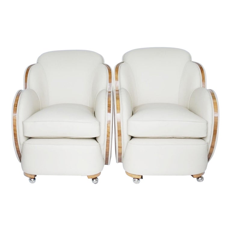 Art Deco Cloud Chairs by Harry & Lou Epstein - Art Deco Chairs - Jeroen Markies Art Deco