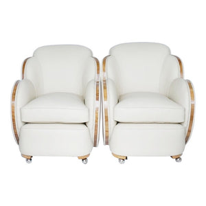Pair of Art Deco Cloud Chairs