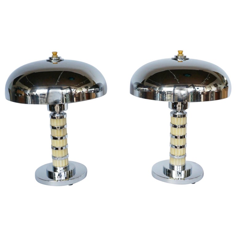Pair of Dome Lamps