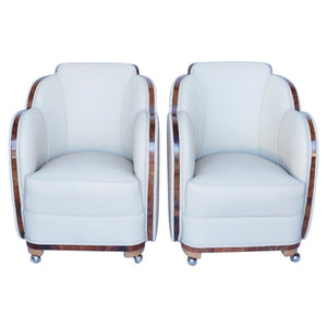 Pair of Art Deco Cloud Chairs