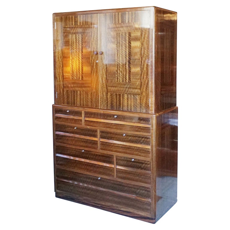 Art Deco Linen Cabinet by Betty Joel Signed and Dated 1935 Art Deco - Jeroen Markies Art Deco