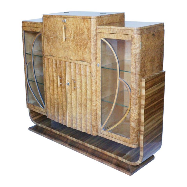 Art Deco Cocktail Cabinet by Harry & Lou Epstein - Vintage Cocktail Cabinet - Jeroen Markies Art Deco