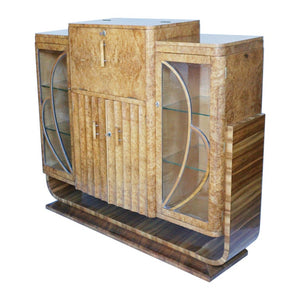 Art Deco Cocktail/Display Cabinet