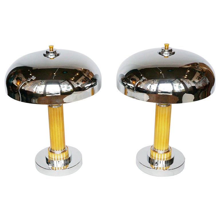 Pair of Dome Lamps
