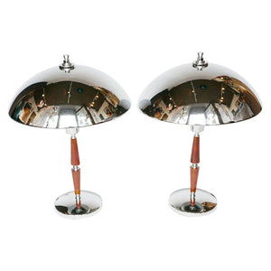 Pair of Dome Lamps