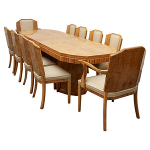Art Deco Ten Seat Dining Suite