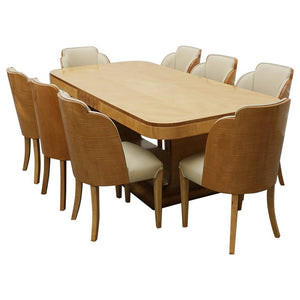 Art Deco Eight Seat Dining Suite