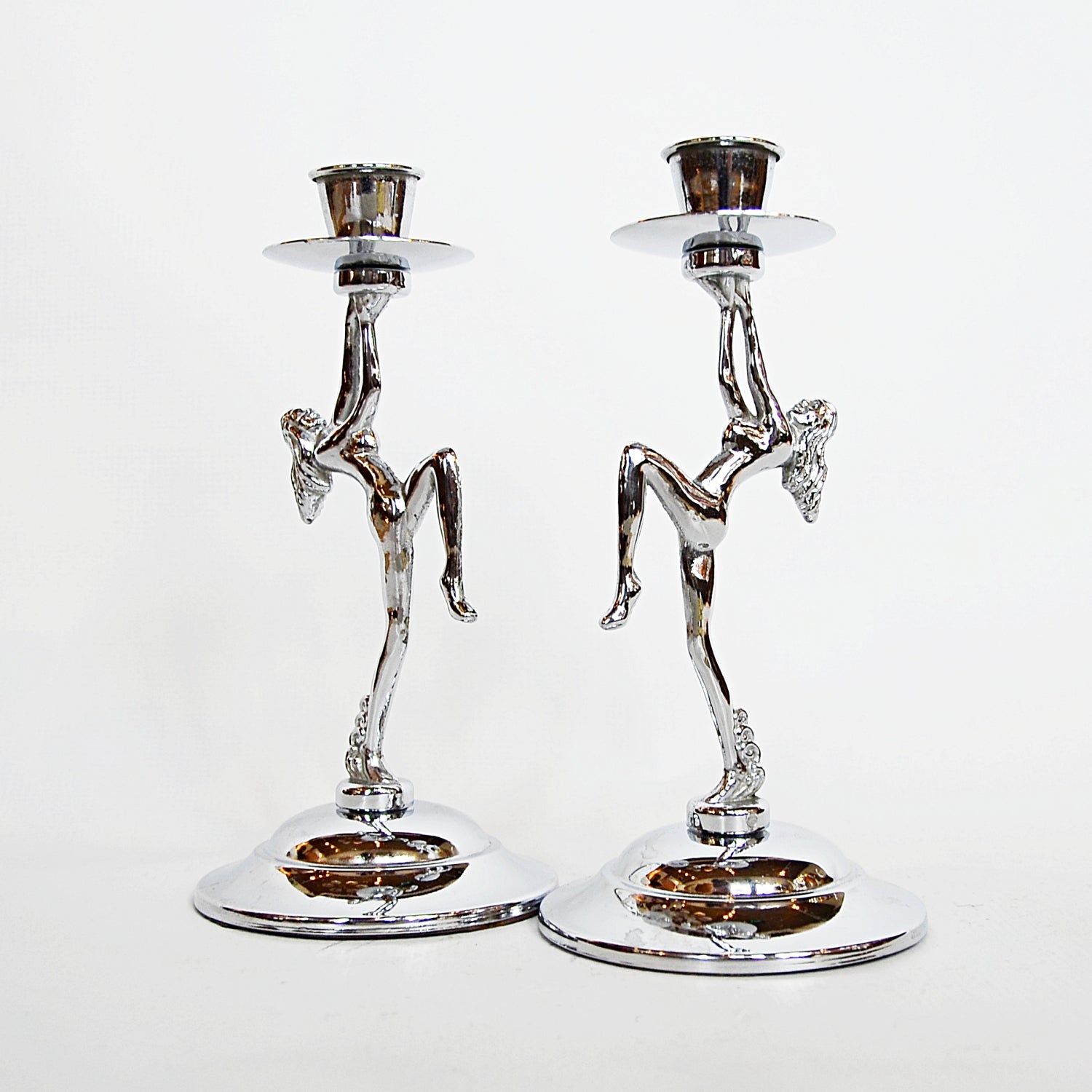 A Pair of Art Deco Candlesticks Jeroen Markies Art Deco