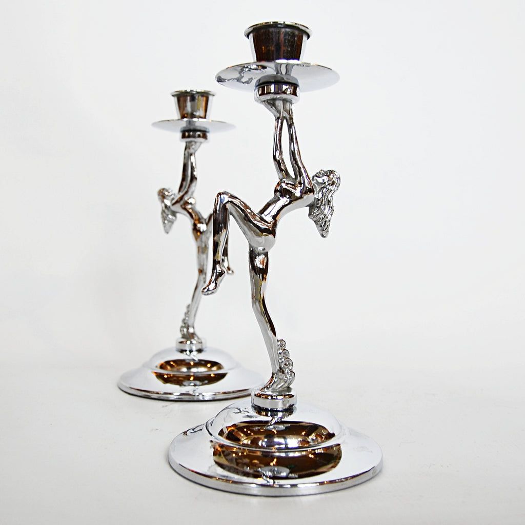 A Pair of Art Deco Candlesticks Jeroen Markies Art Deco