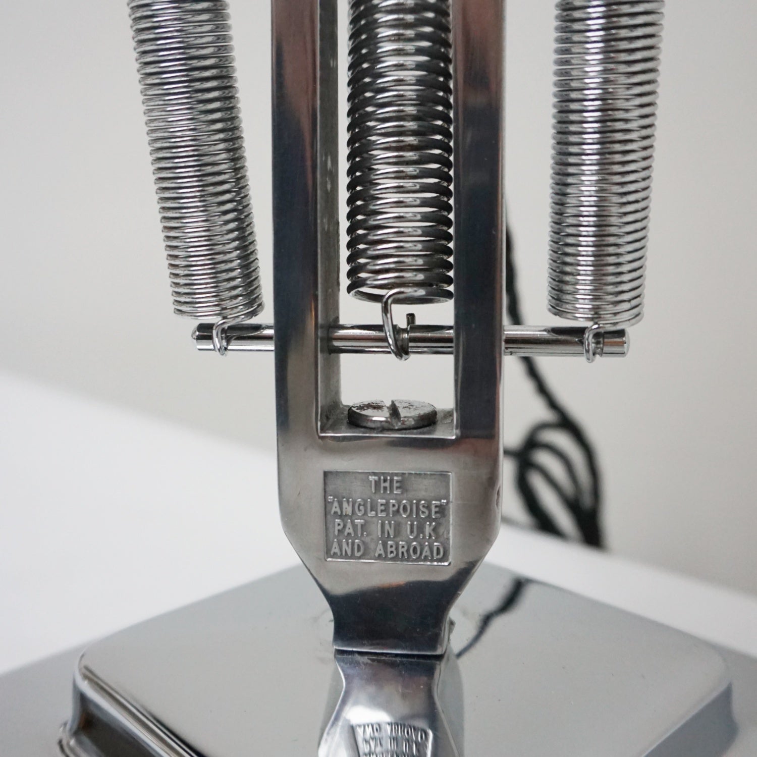 1950's Herbert Terry & Sons 2 Step Chromed Metal Anglepoise Desk Lamp - Jeroen Markies Art Deco