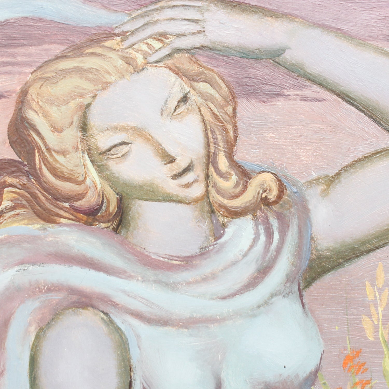 Art Deco oil on board Paul Mantes