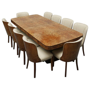 Art Deco Ten Seat Dining Suite