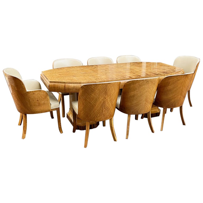 8 Seater Maurice Adams Original Art Deco Vintage Furniture - Jeroen Markies Art Deco