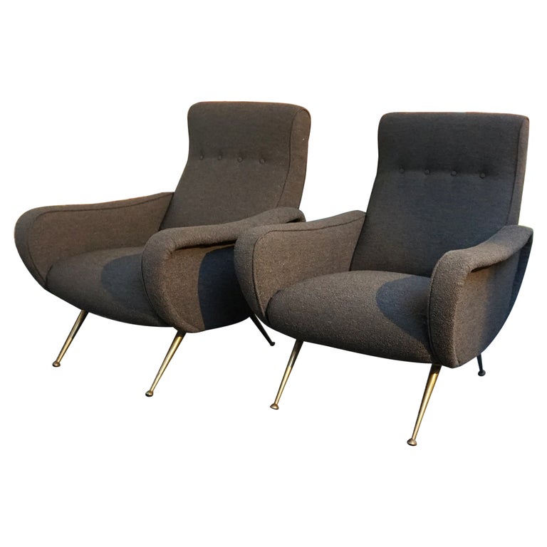 Vintage Marco Zanuso 'Lady Chars' Armchairs - jeroen Markies Art Deco