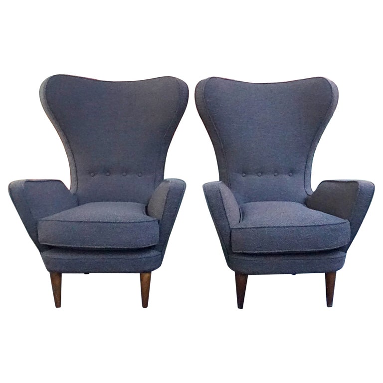 Vintage Mid-Century Side Chairs italian Circa 1950 - Jeroen Markies Art Deco