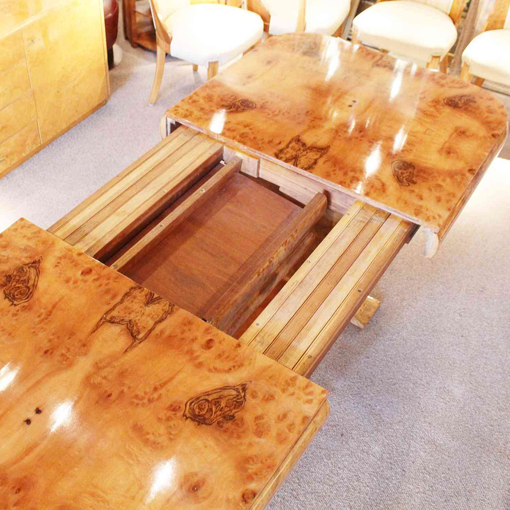 Hille designed Art Deco 8 seat dining table and chairs circa 1930