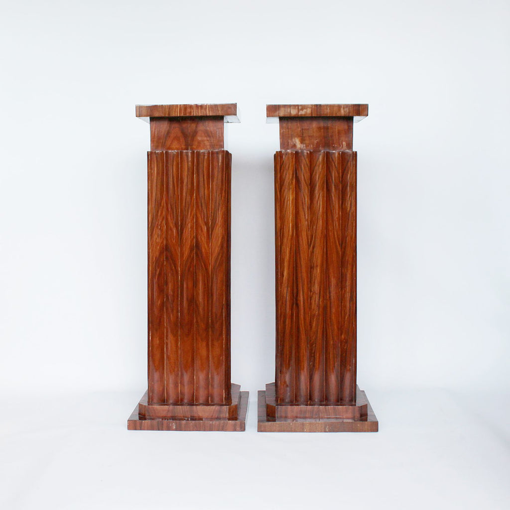 Art Deco pedestals circa 1930