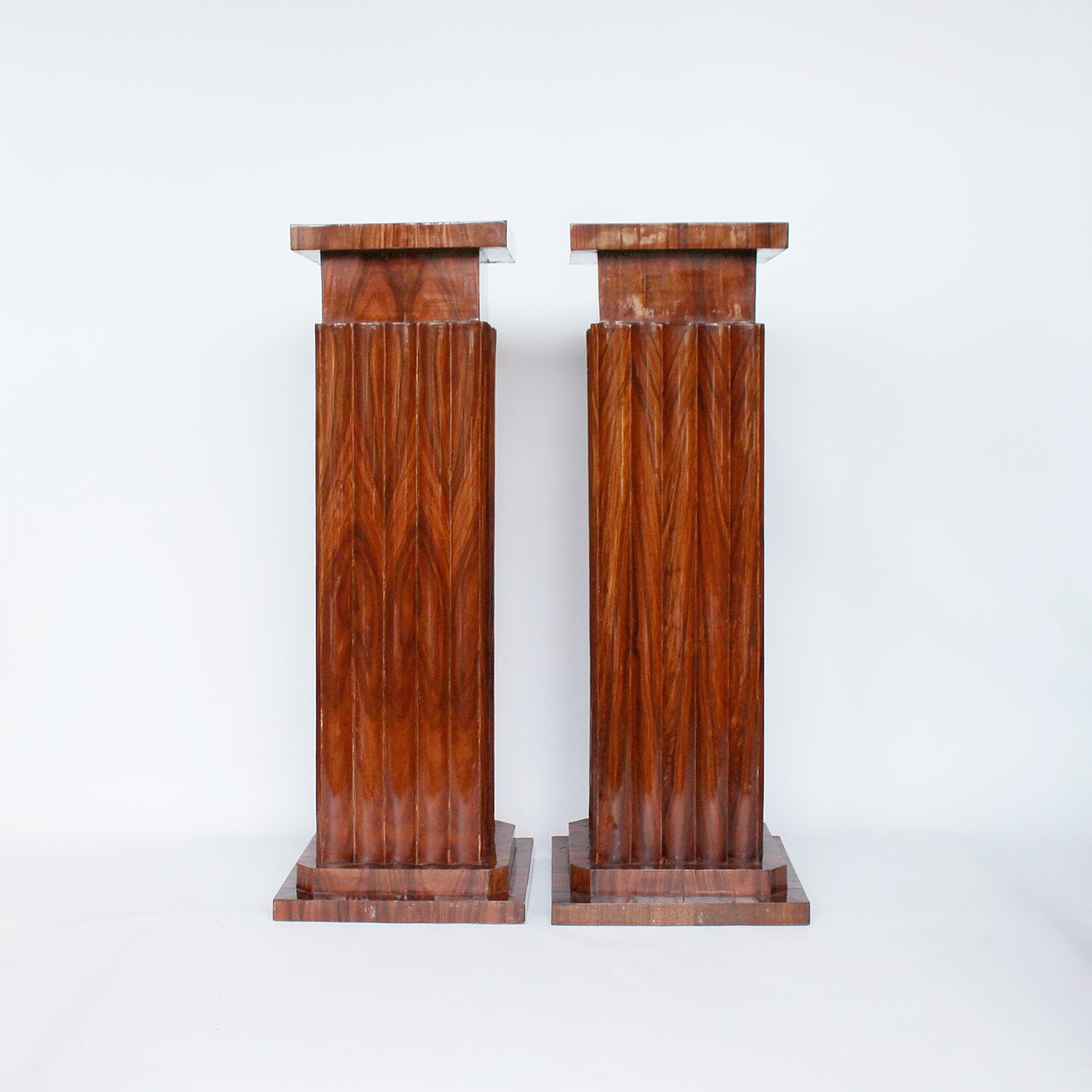 Art Deco pedestals circa 1930