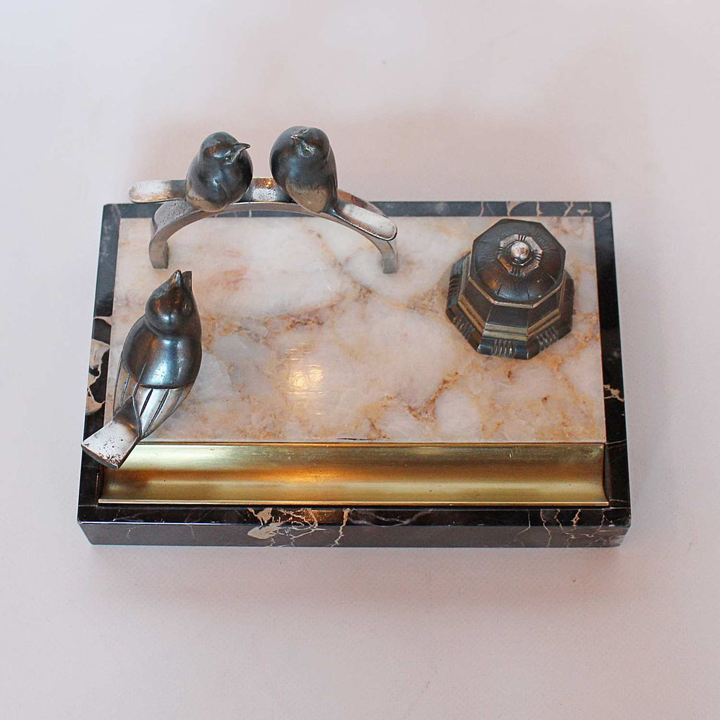 Art Deco pen and ink stand