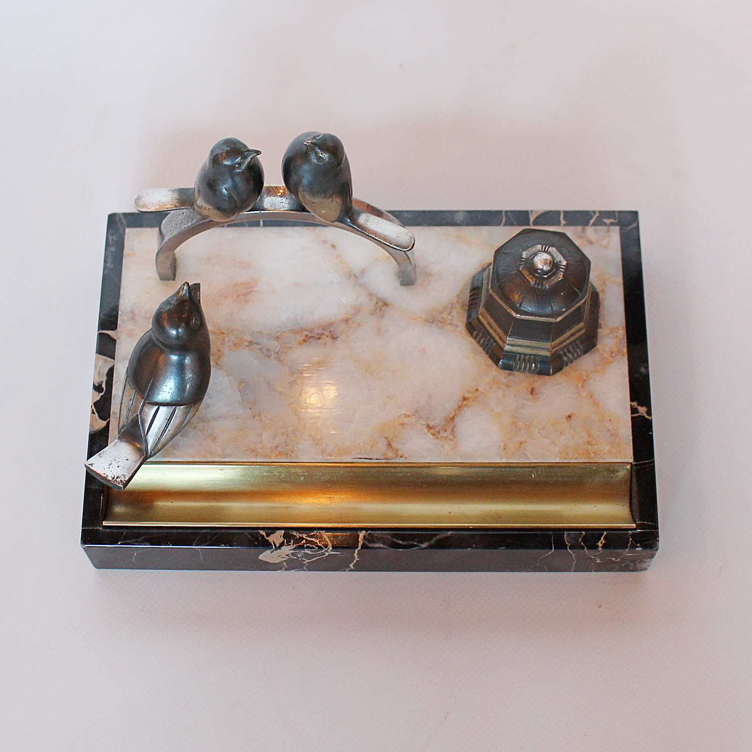 Art Deco pen and ink stand