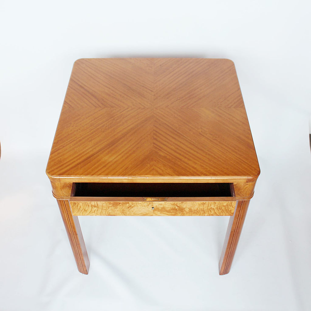 Art Deco table with drawer circa 1930 at Jeroen Markies