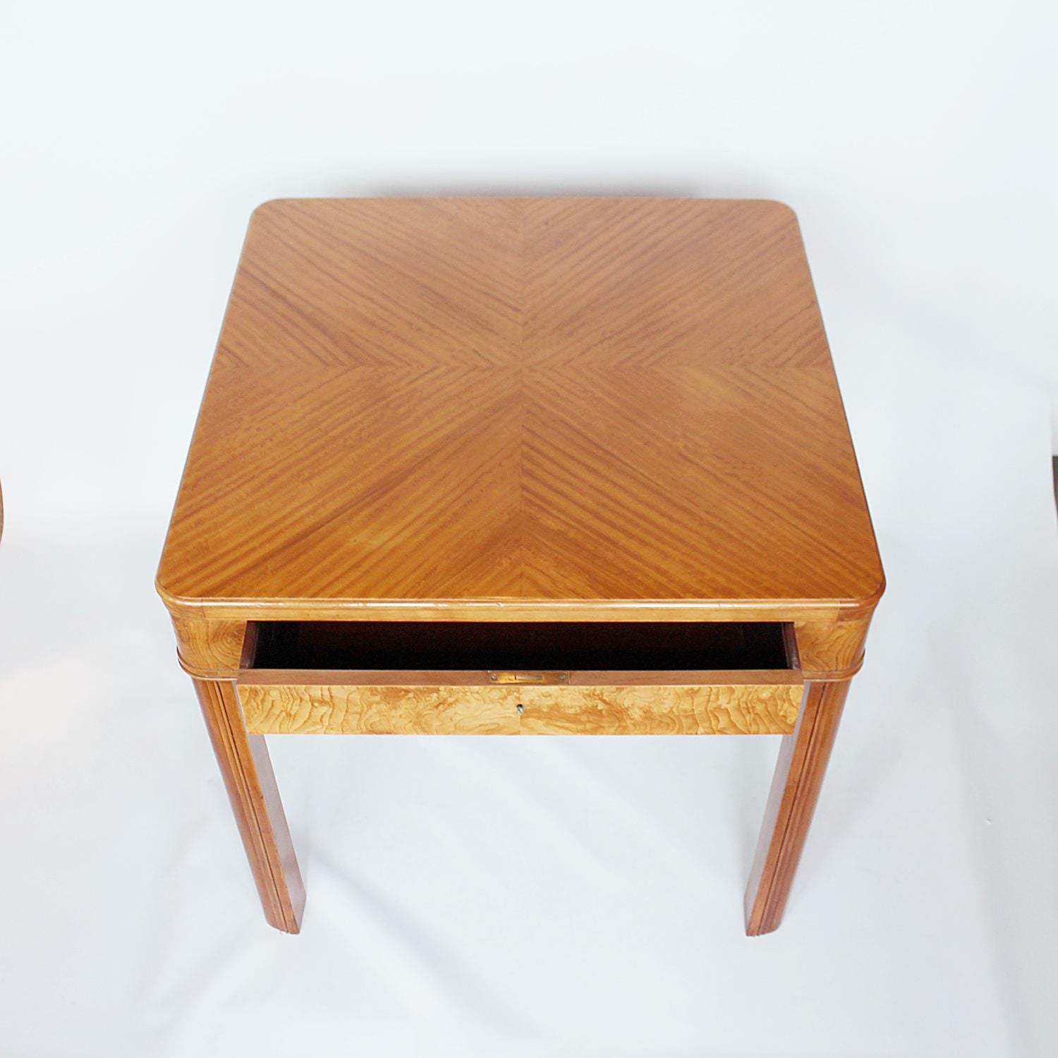 Art Deco table with drawer circa 1930 at Jeroen Markies