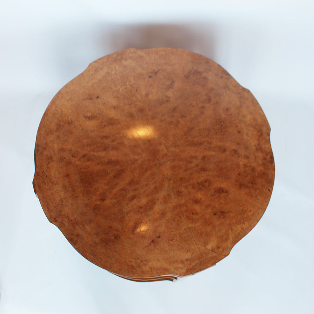 Art Deco nest of tables in walnut circa 1930