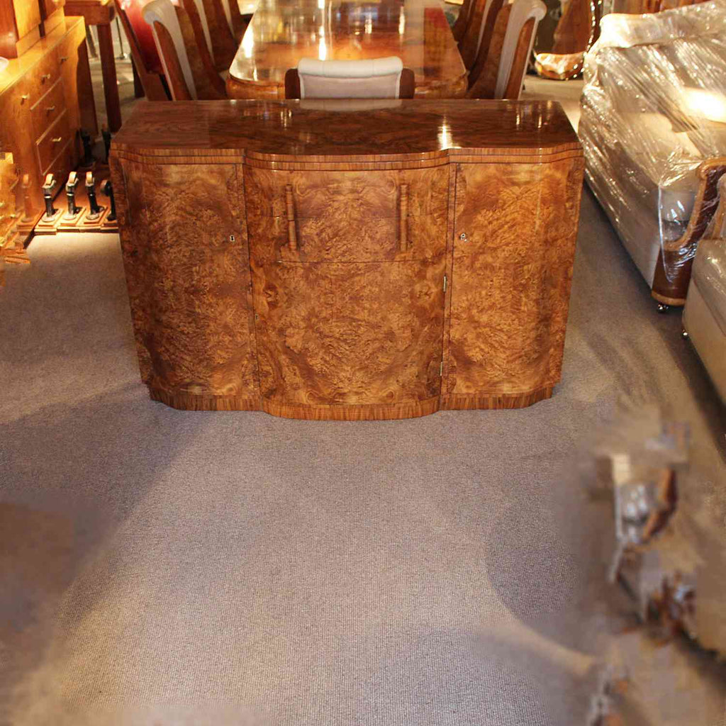 Art Deco sideboard in figured walnut circa 1930