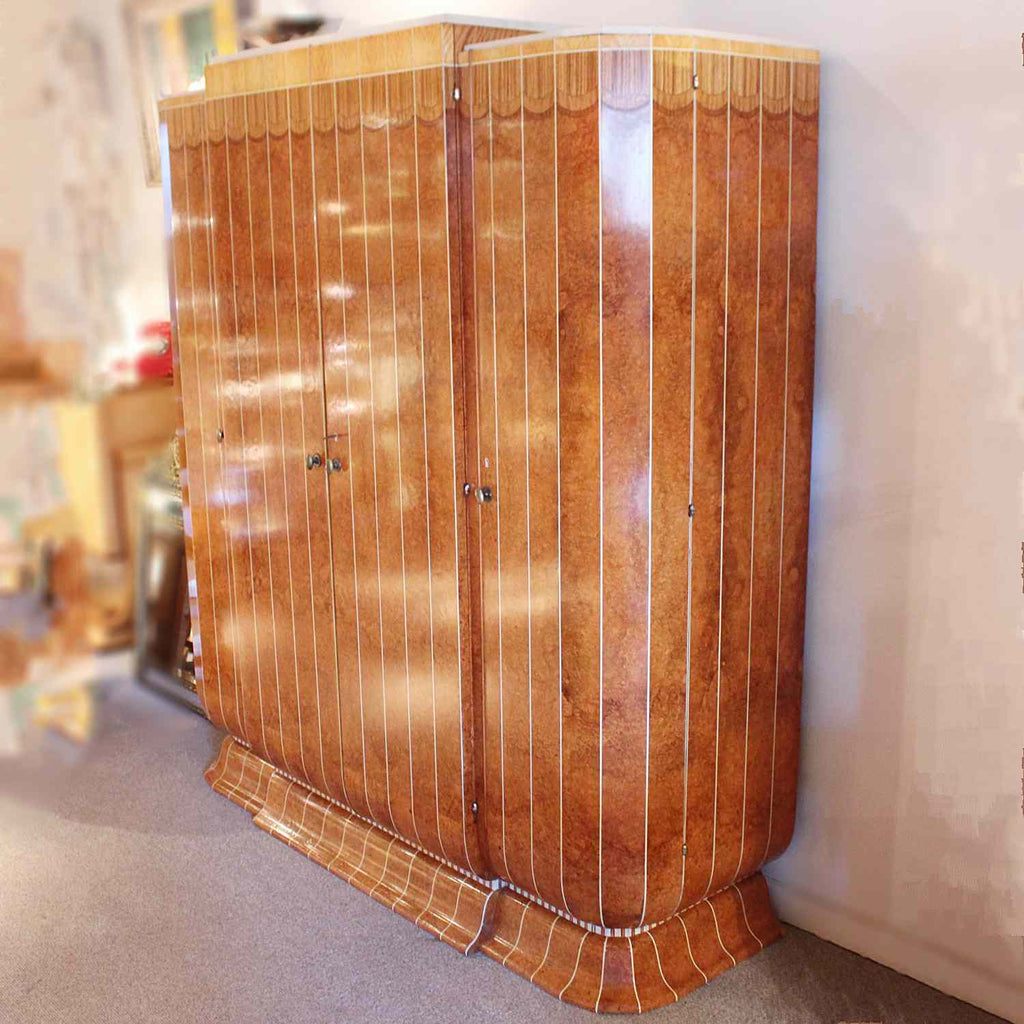 Art Deco wardrobe by Maple & Co of London