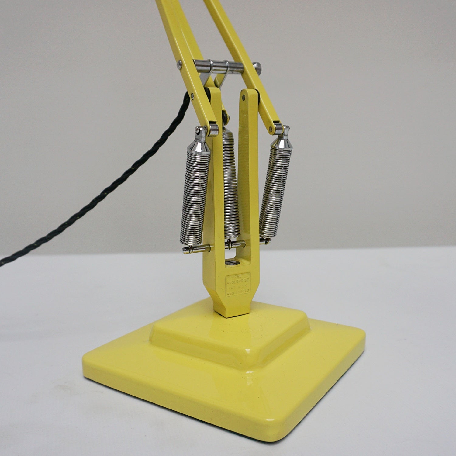 Repainted Yellow 1950's Herbert Terry & Sons Anglepoise Desk Lamp - Jeroen Markies Art Deco