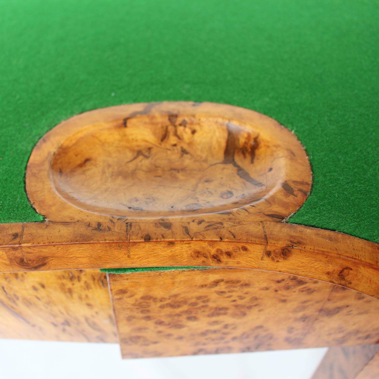 Regency card table in pollard oak at Jeroen Markies