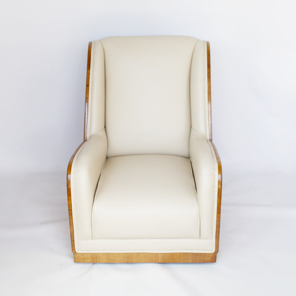 A French Art Deco Streamlined Lounge Chair Jeroen Markies Art Deco