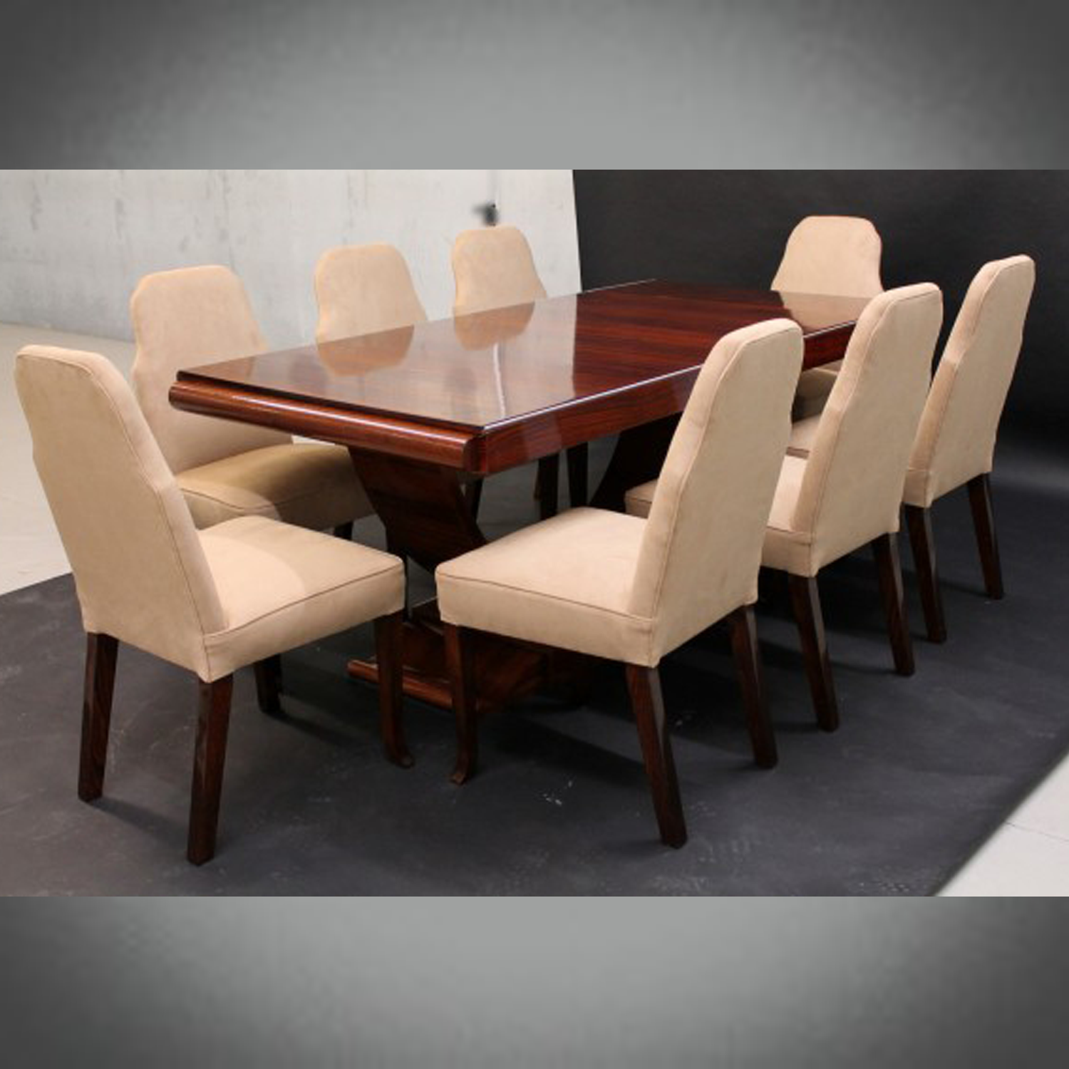 Art Deco 8 Seater Dining Suite