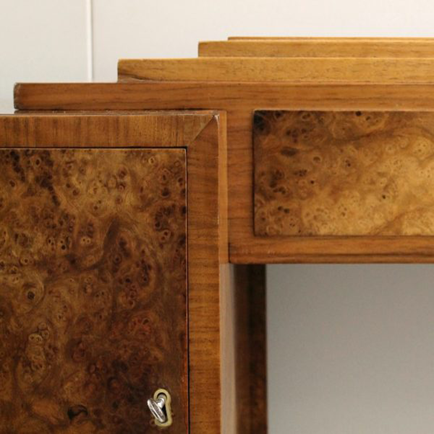 Art Deco Headboard and Cabinets