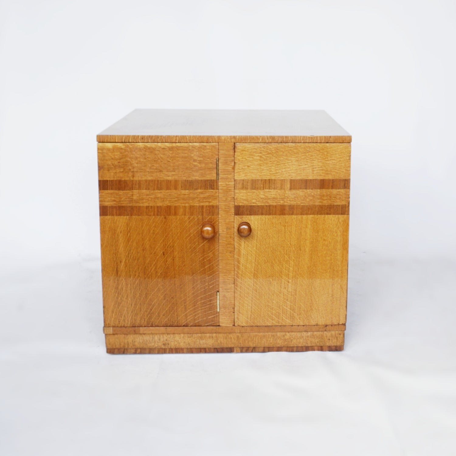 Art Deco Oak and Walnut Library Coffee Table Jeroen Markies Art Deco