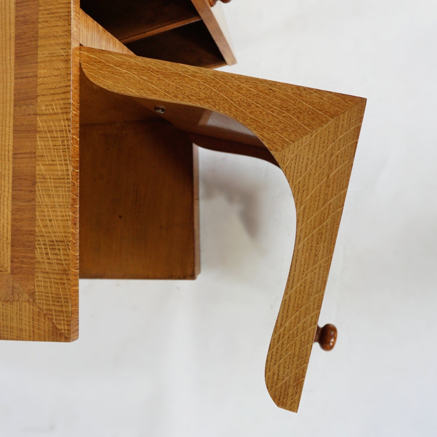 Art Deco Oak and Walnut Library Coffee Table Jeroen Markies Art Deco